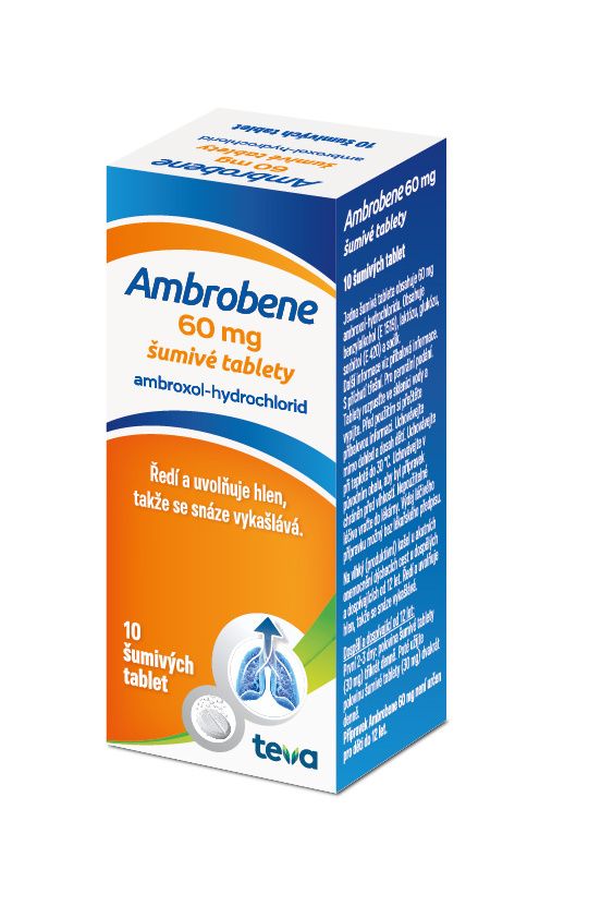 Ambrobene 60 mg 10 šumivých tablet Ambrobene