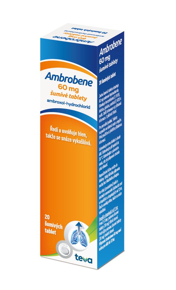 Ambrobene 60 mg 20 šumivých tablet Ambrobene