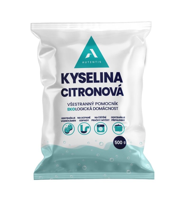 Autentis Kyselina citronová 500 g Autentis