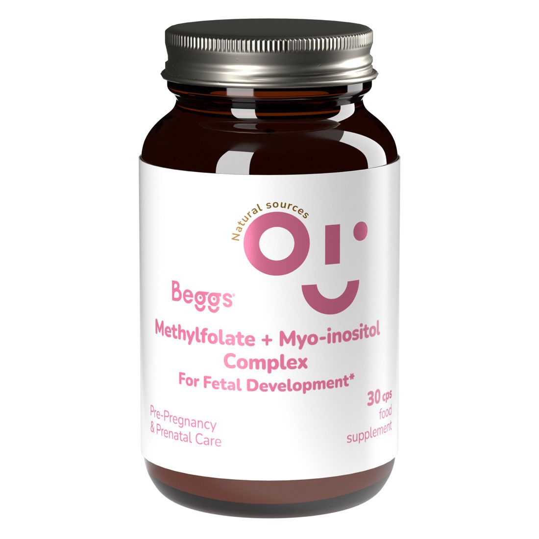 Beggs Methylfolate + Myo-inositol Complex 30 kapslí Beggs