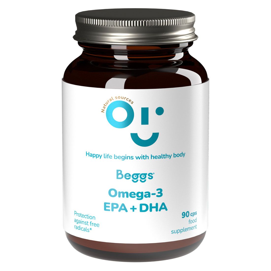 Beggs Omega-3 EPA+DHA 90 kapslí Beggs