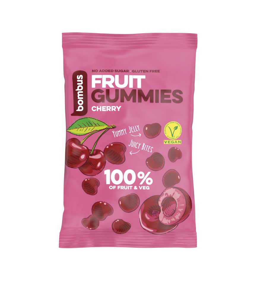 Bombus Fruit Gummies Cherry 35 g Bombus