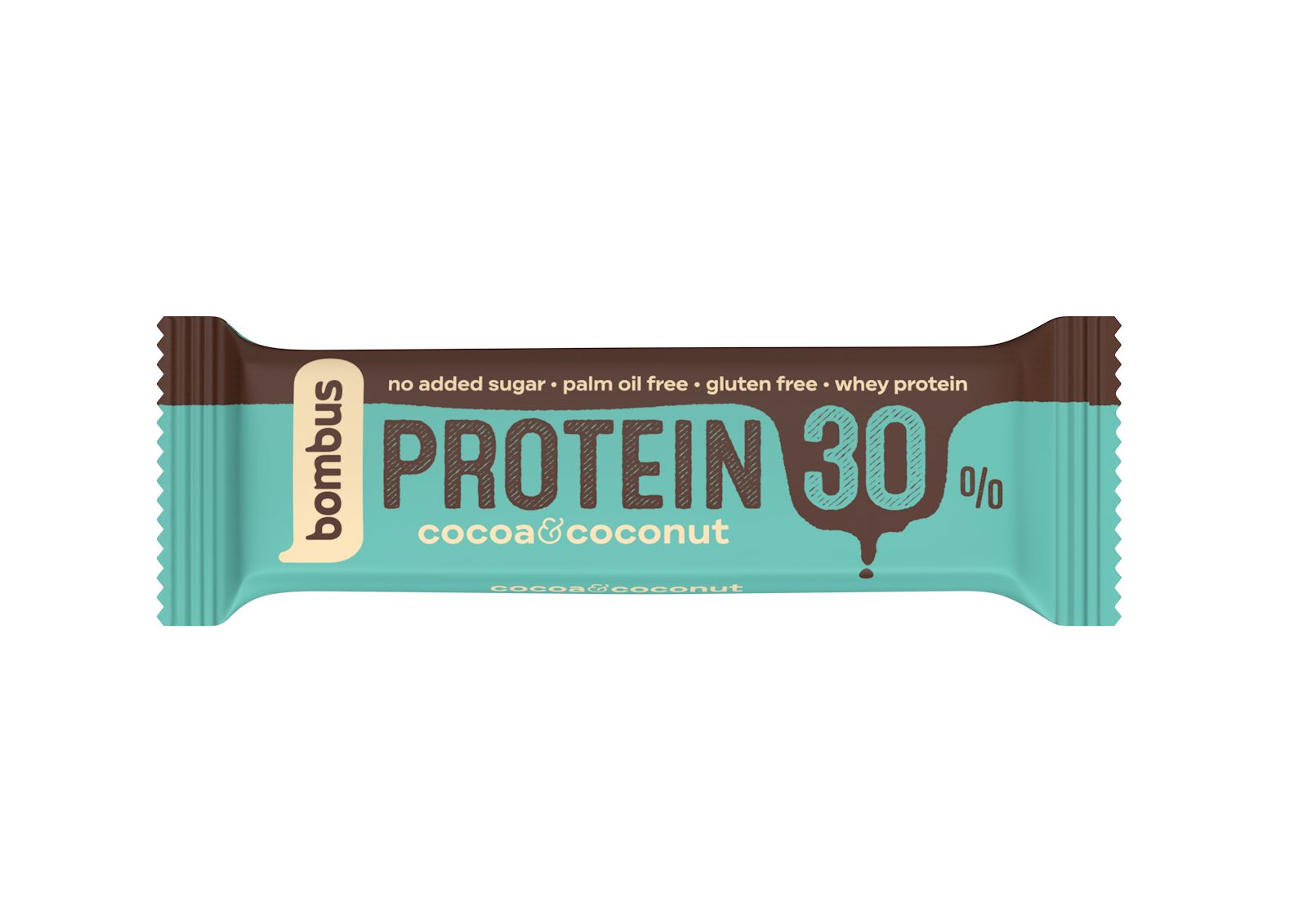 Bombus Protein 30% Cocoa & coconut tyčinka 50 g Bombus