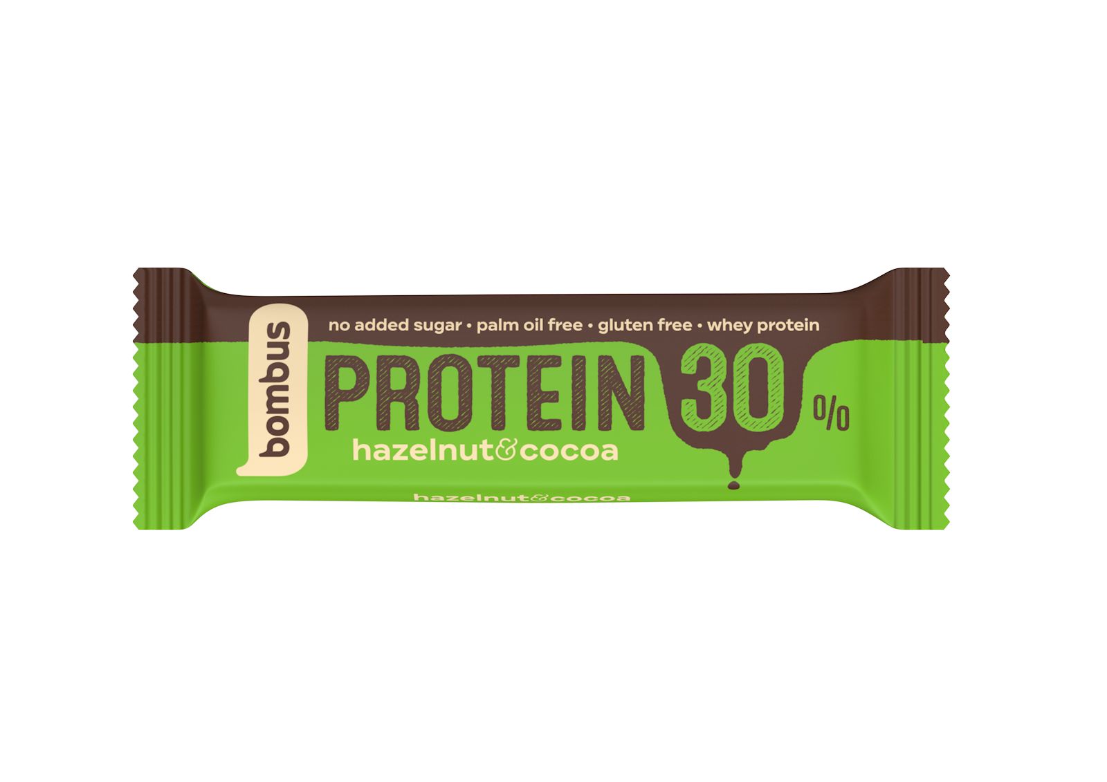 Bombus Protein 30% Hazelnut & cocoa tyčinka 50 g Bombus