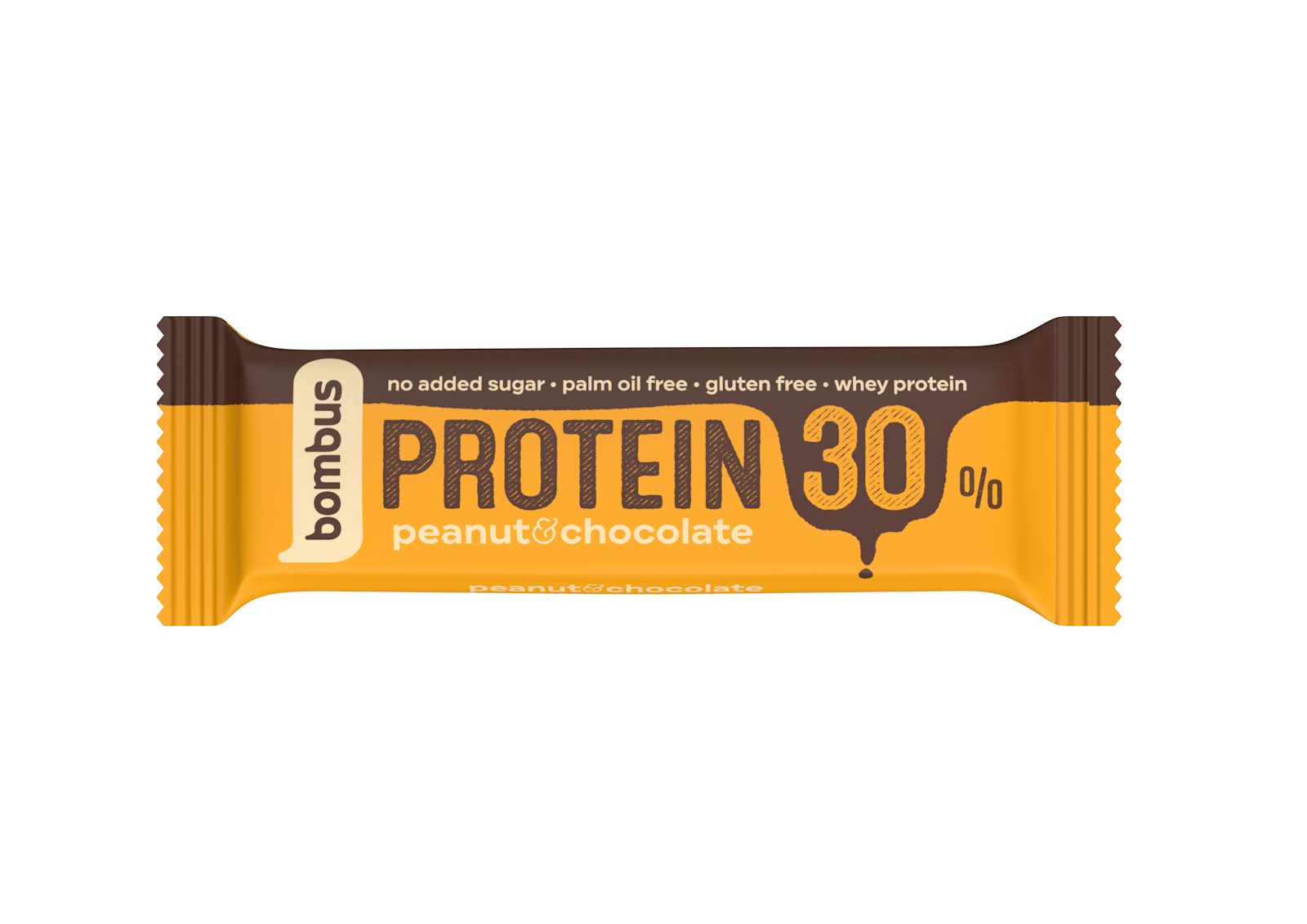Bombus Protein 30% Peanut & chocolate tyčinka 50 g Bombus