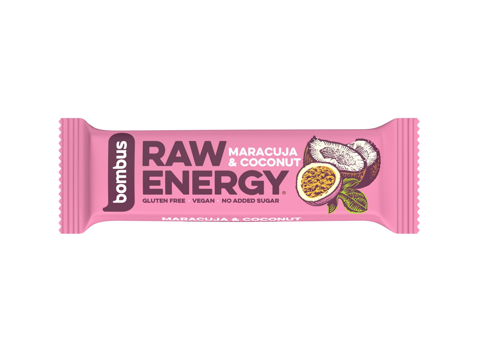 Bombus Raw Energy Tyčinka Maracuja 50 g Bombus