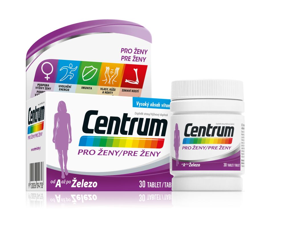 Centrum multivitamín pro ženy 30 tablet Centrum