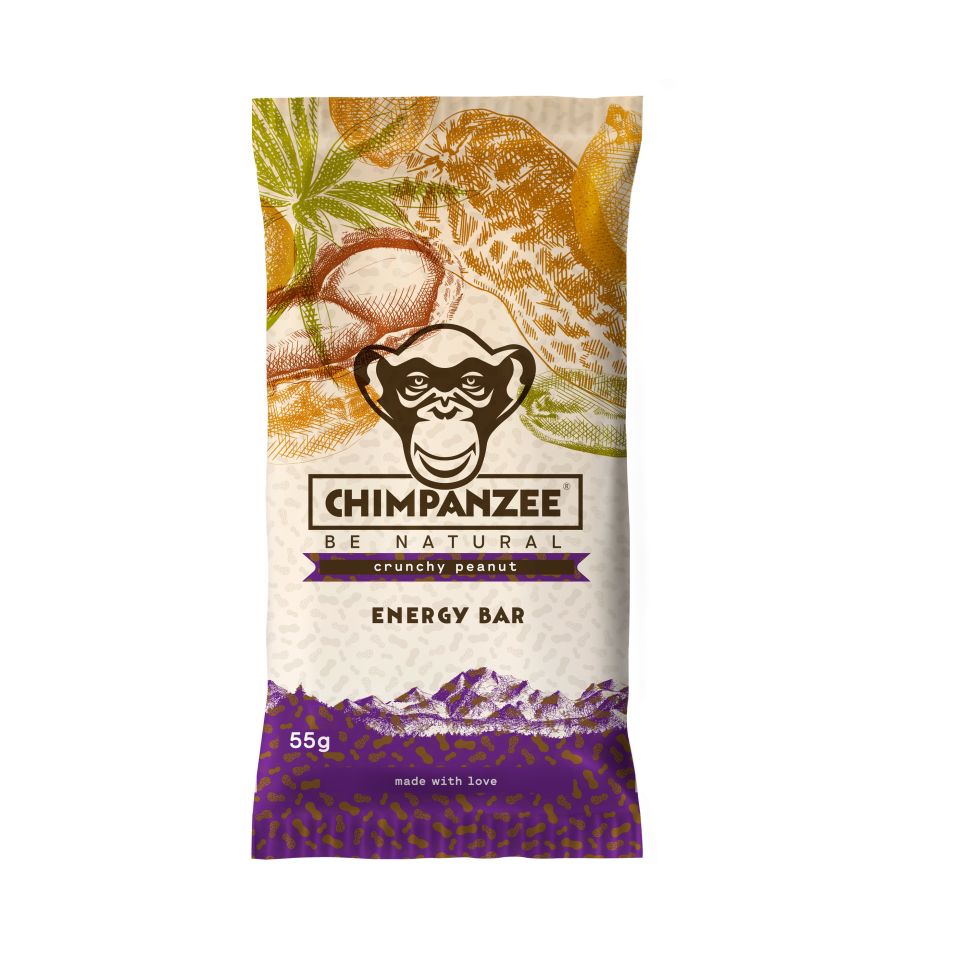 Chimpanzee Energy Bar Crunchy peanut tyčinka 55 g Chimpanzee
