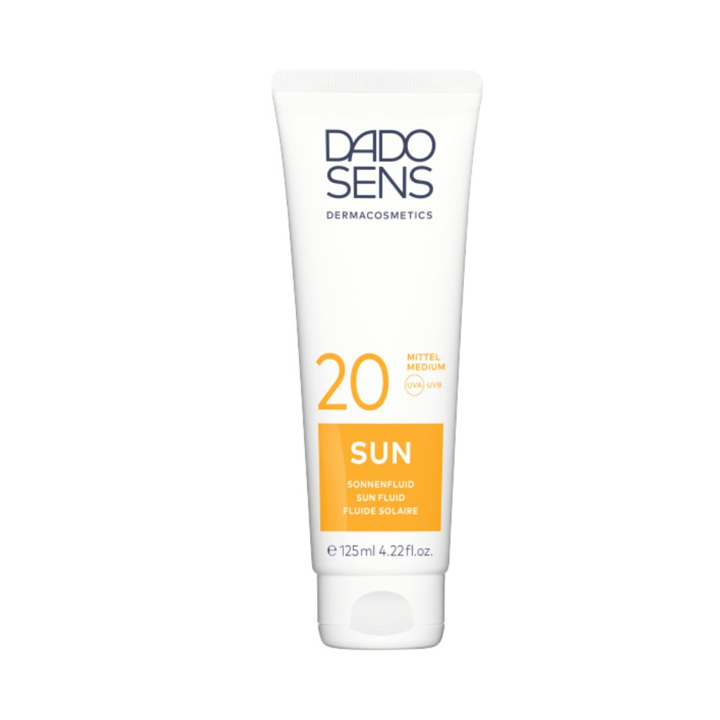 Dado Sens Sun Opalovací fluid proti slunečním alergiím SPF 20 125 ml Dado Sens