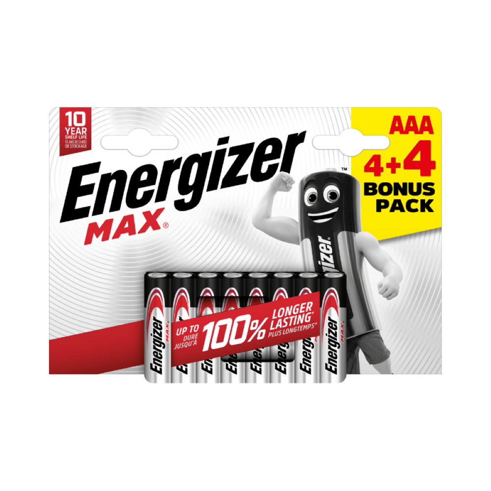 Energizer MAX baterie AAA 4+4 ks Energizer