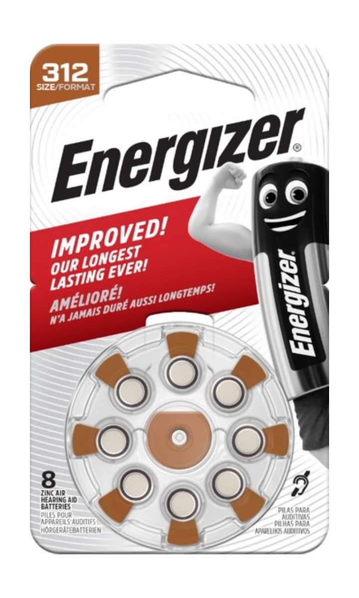 Energizer Zinc Air 312 baterie do naslouchadel 8 ks Energizer