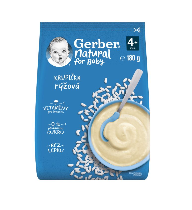 Gerber Natural for Baby Rýžová krupička 180 g Gerber