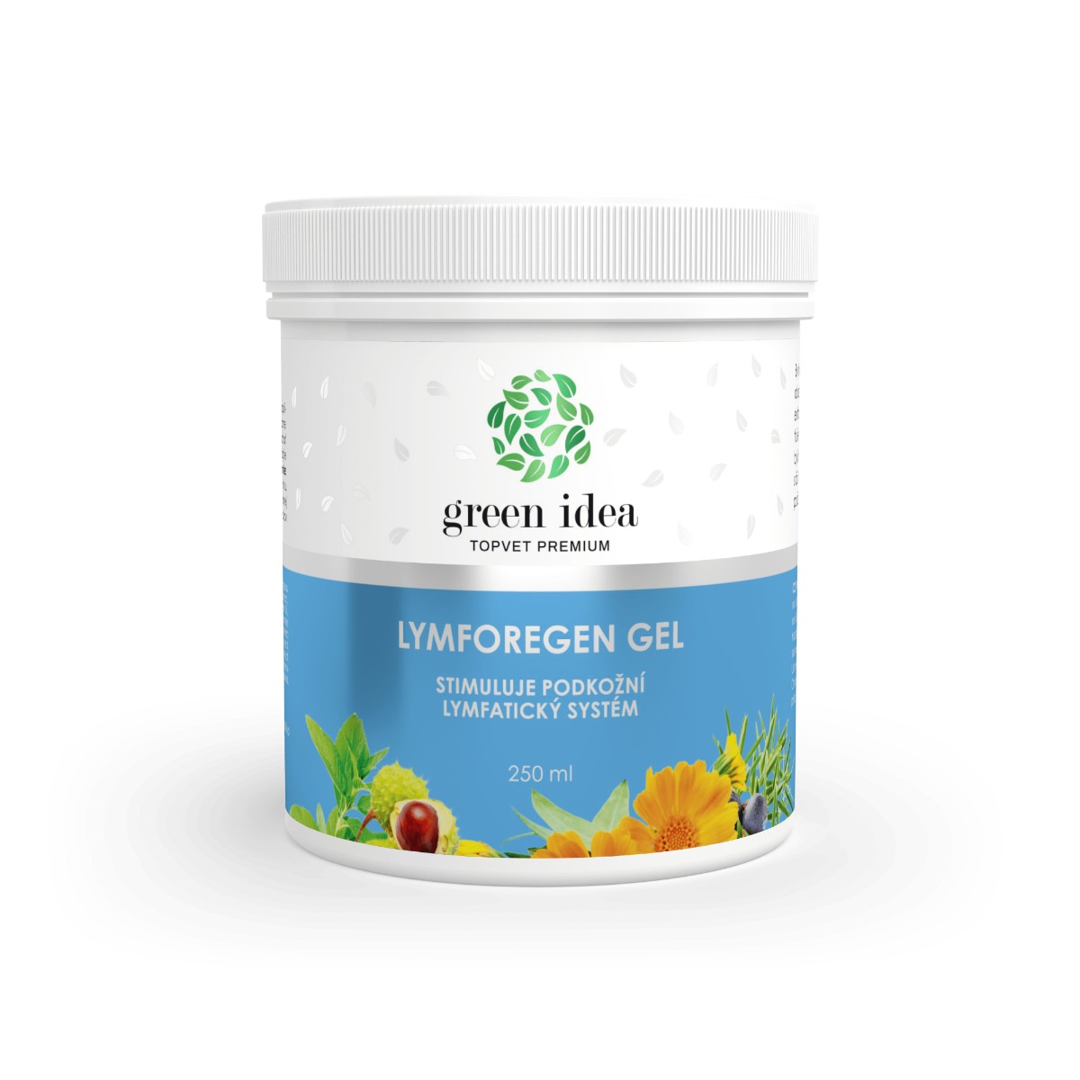 Green idea Lymforegen masážní gel 250 ml Green idea