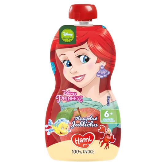 Hami Disney Princess Jablíčko 6+ ovocná kapsička 110 g Hami