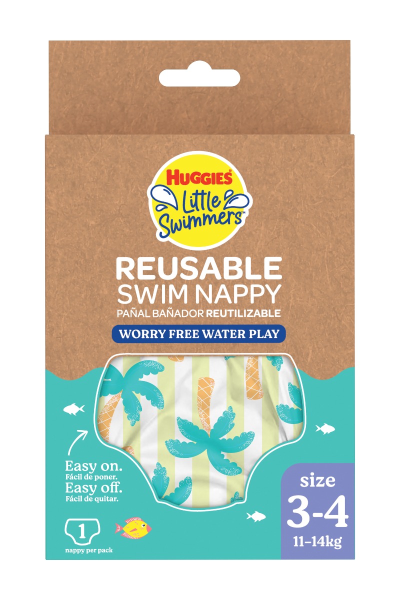 Huggies Little swimmers Nappy 3–4 pratelné koupací plavky 11–13 kg Huggies