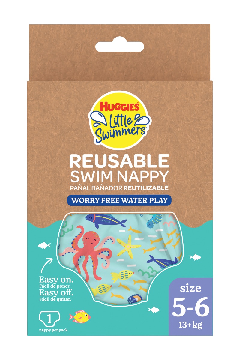 Huggies Little swimmers Nappy 5–6 pratelné koupací plavky 13 kg+ Huggies