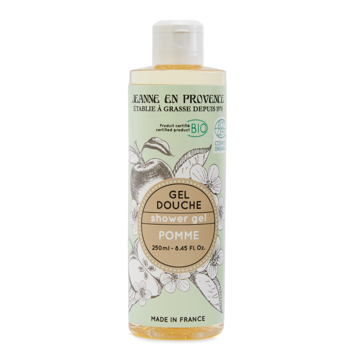 Jeanne en Provence BIO Sprchový gel Jablko 250 ml Jeanne en Provence