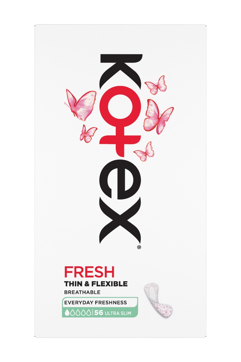 Kotex Fresh Liners Ultra Slim slipové vložky 56 ks Kotex