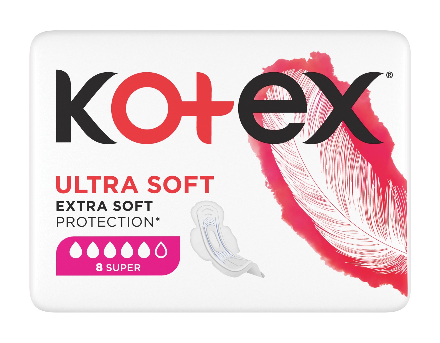 Kotex Ultra Soft Super vložky 8 ks Kotex