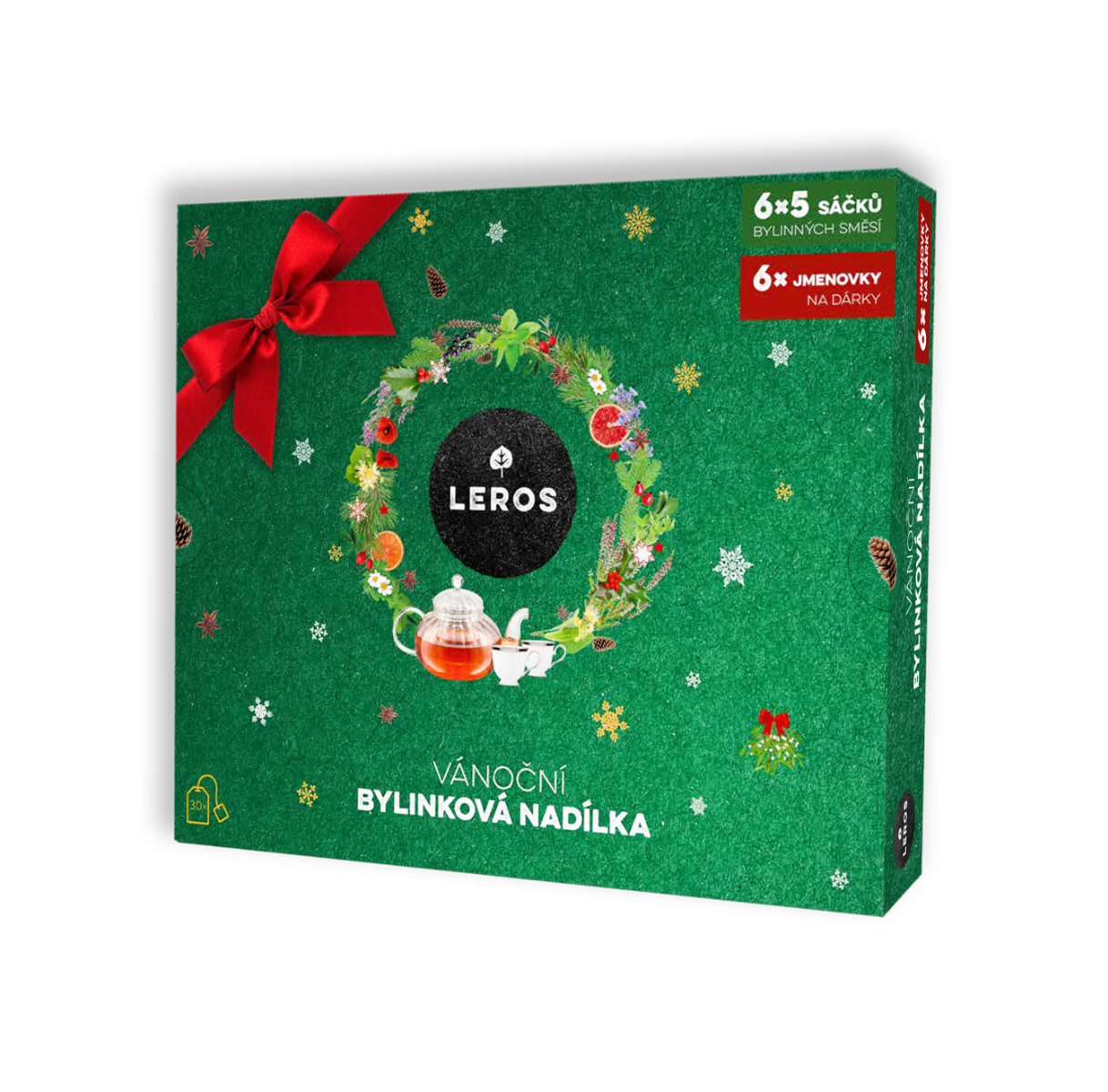 Leros Vánoční bylinková nadílka 6x5 sáčků Leros