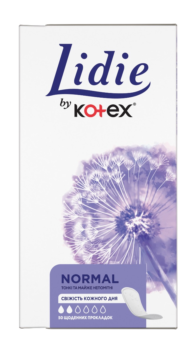 Lidie by Kotex Slip Normal slipové vložky 50 ks Lidie