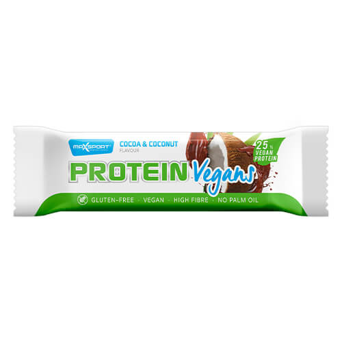 Max Sport Vegan proteinová tyčinka kakao a kokos 40 g Max Sport