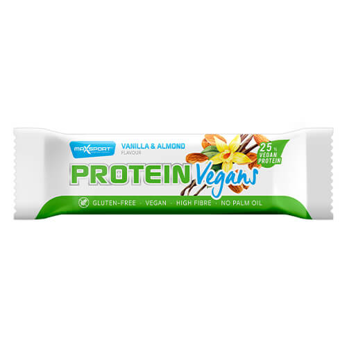 Max Sport Vegan proteinová tyčinka vanilka a mandle 40 g Max Sport
