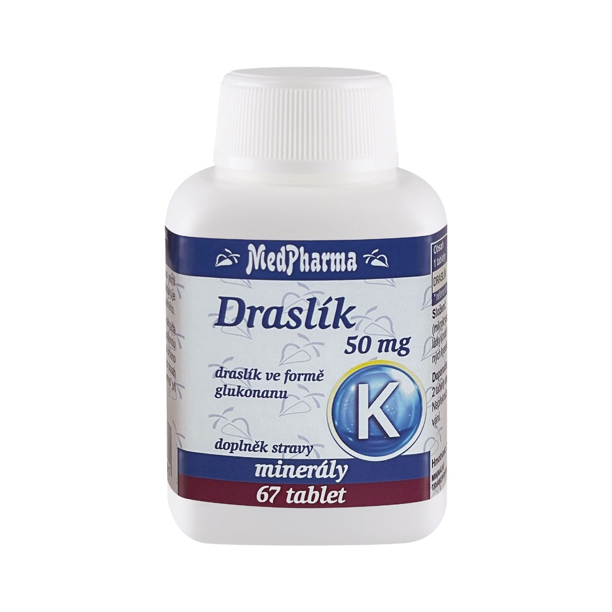 Medpharma Draslík 50 mg 67 tablet Medpharma