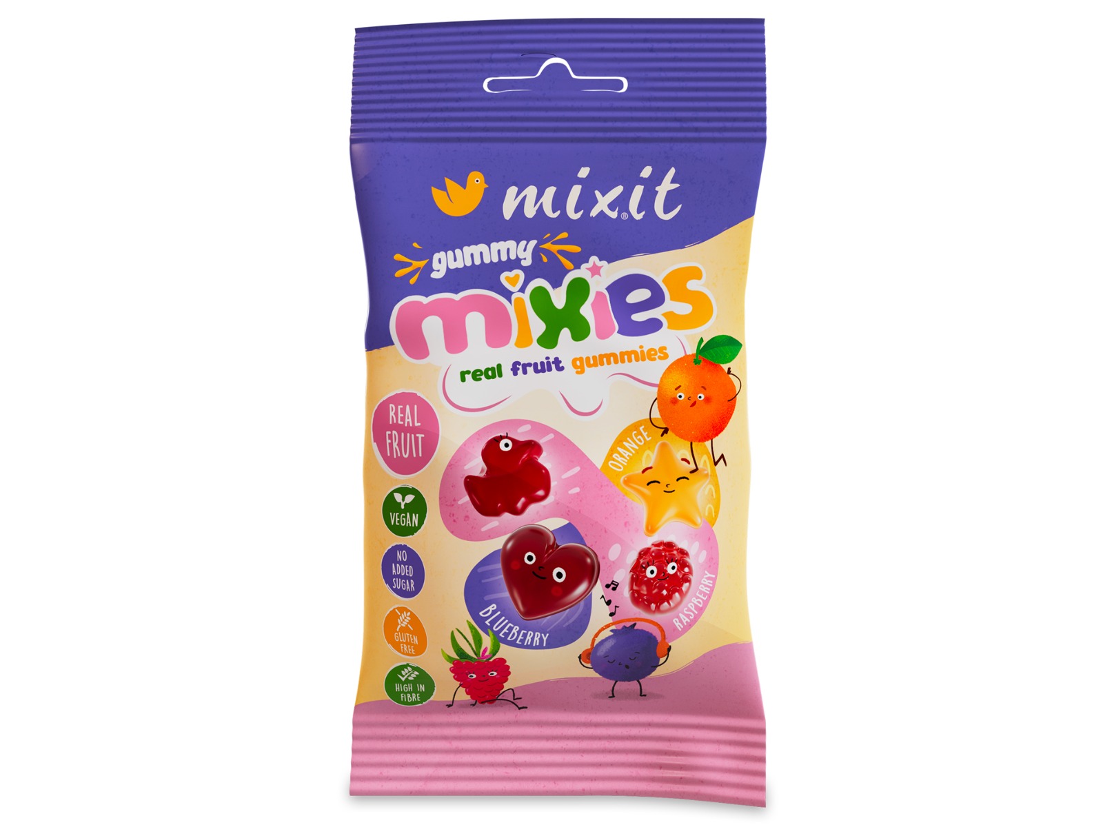 Mixit Ovocné Mixies přírodní želé bonbony 35 g Mixit
