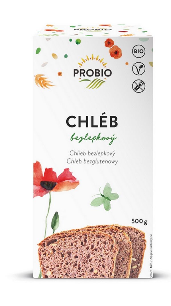 PROBIO Chléb bezlepkový BIO 500 g PROBIO