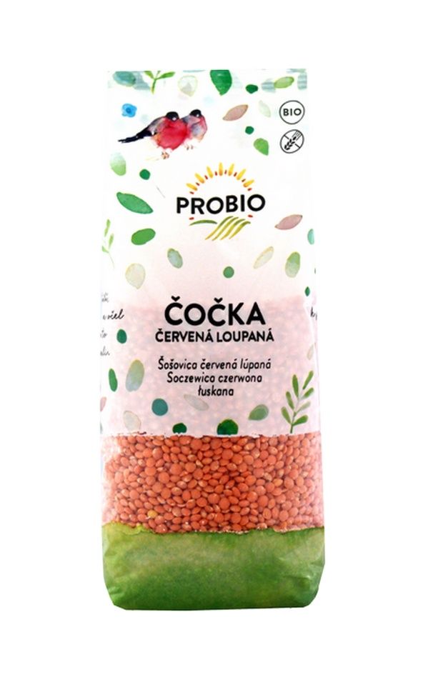 PROBIO Čočka červená loupaná BIO 500 g PROBIO