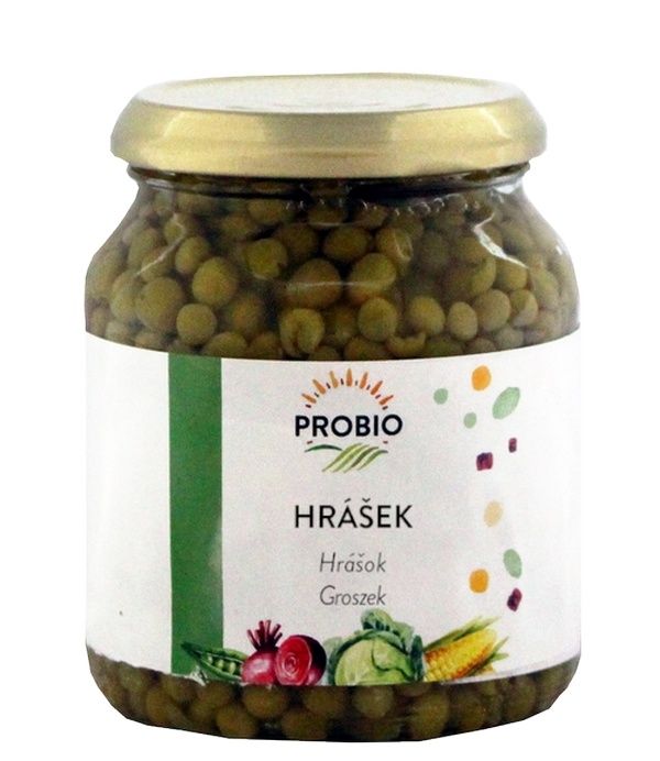 PROBIO Hrášek sterilovaný BIO 350 g PROBIO