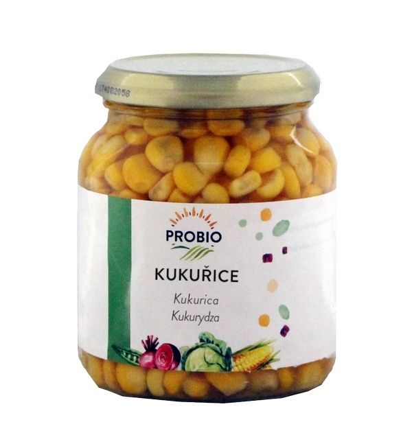 PROBIO Kukuřice sterilovaná BIO 340 g PROBIO