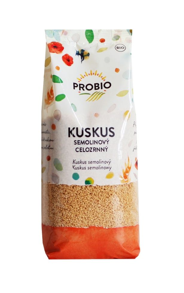 PROBIO Kuskus semolinový celozrnný BIO 400 g PROBIO