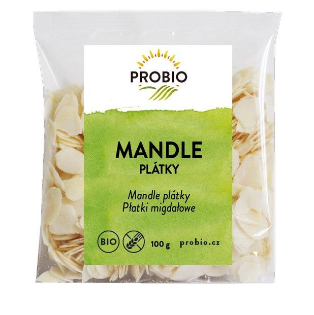 PROBIO Mandle plátky BIO 100 g PROBIO