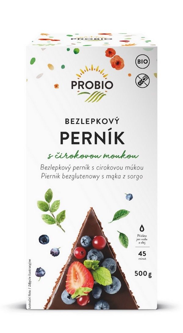 PROBIO Perník bezlepkový s čirokovou moukou BIO 500 g PROBIO