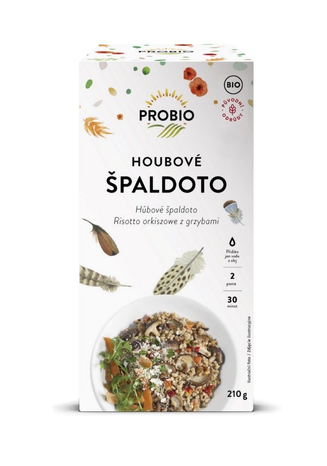 PROBIO Špaldoto houbové BIO 210 g PROBIO