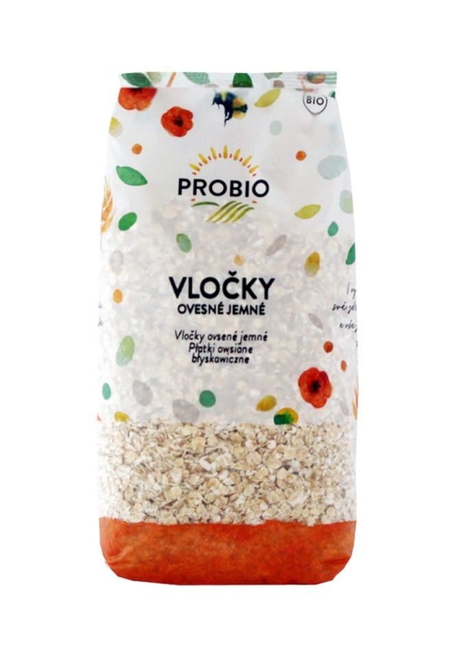 PROBIO Vločky ovesné jemné BIO 500 g PROBIO