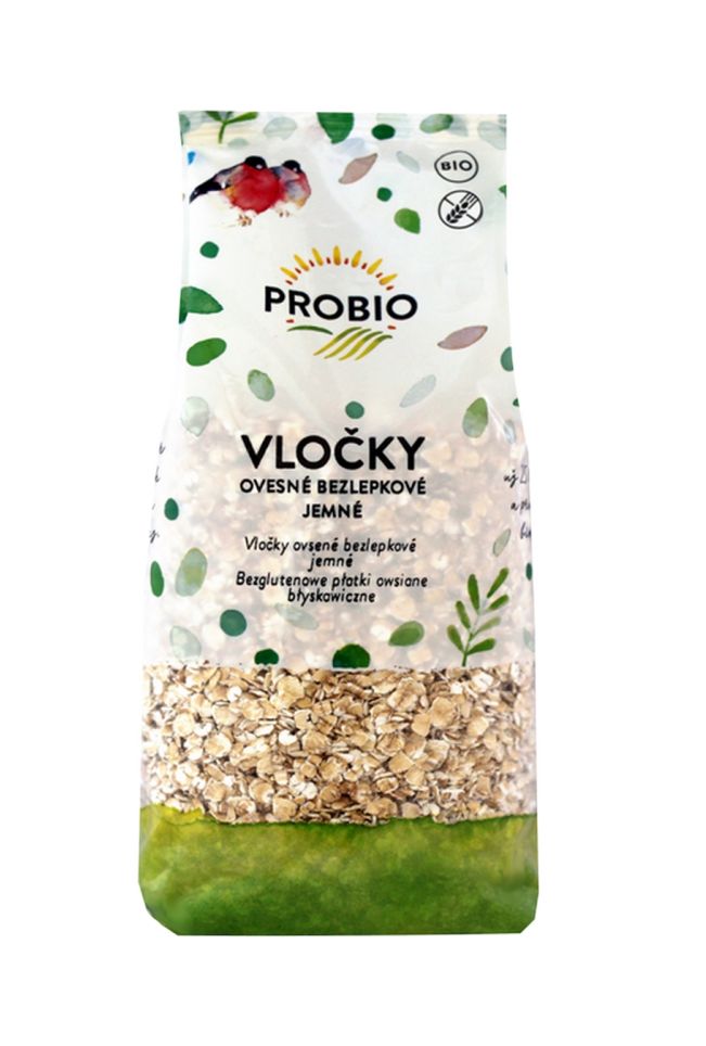 PROBIO Vločky ovesné jemné bezlepkové BIO 500 g PROBIO