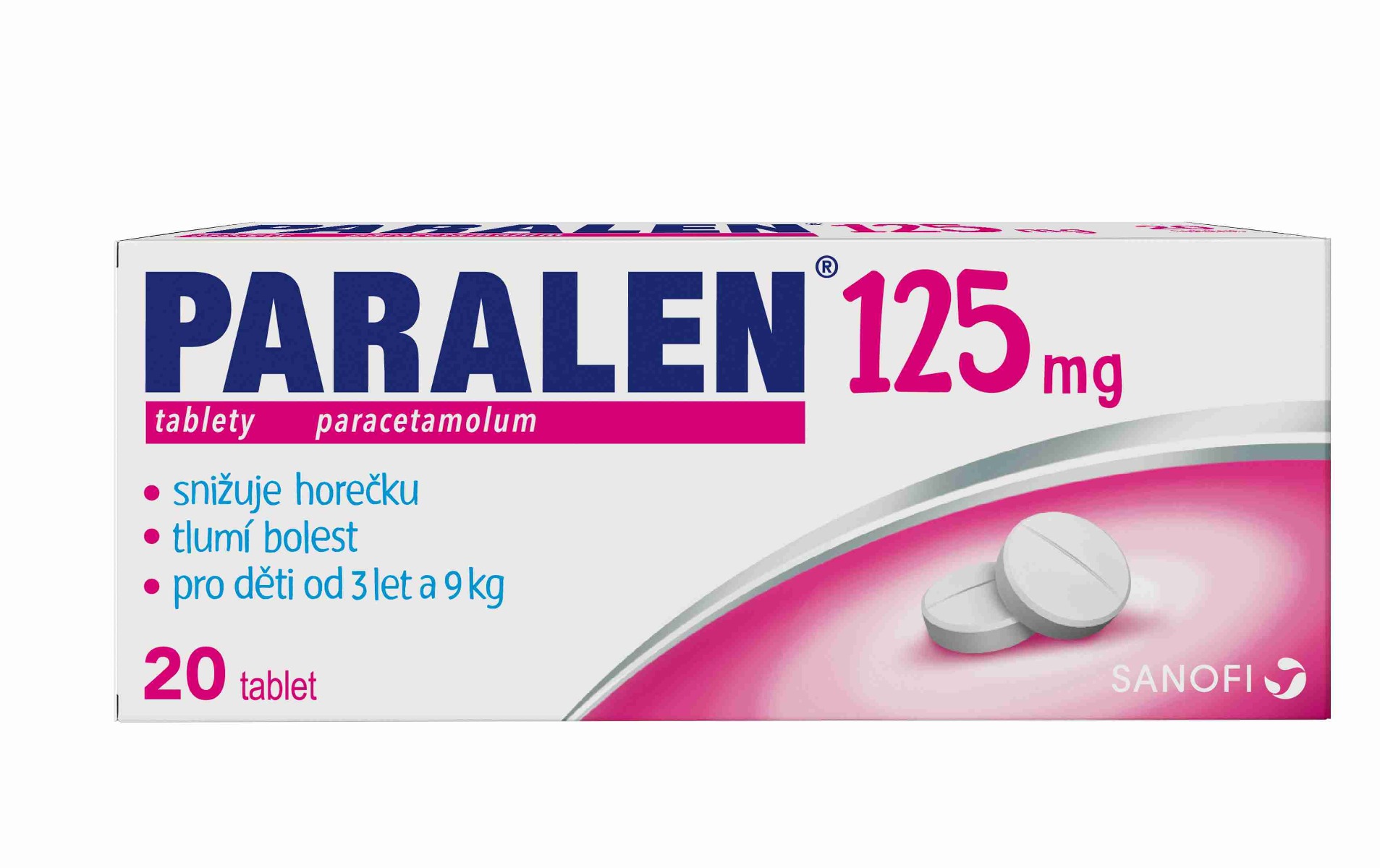 Paralen 125 mg 20 tablet Paralen