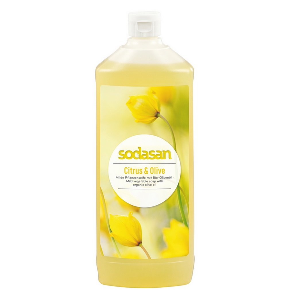 Sodasan Tekuté mýdlo Citron Oliva 1000 ml Sodasan