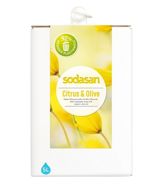 Sodasan Tekuté mýdlo Citron Oliva 5 l Sodasan