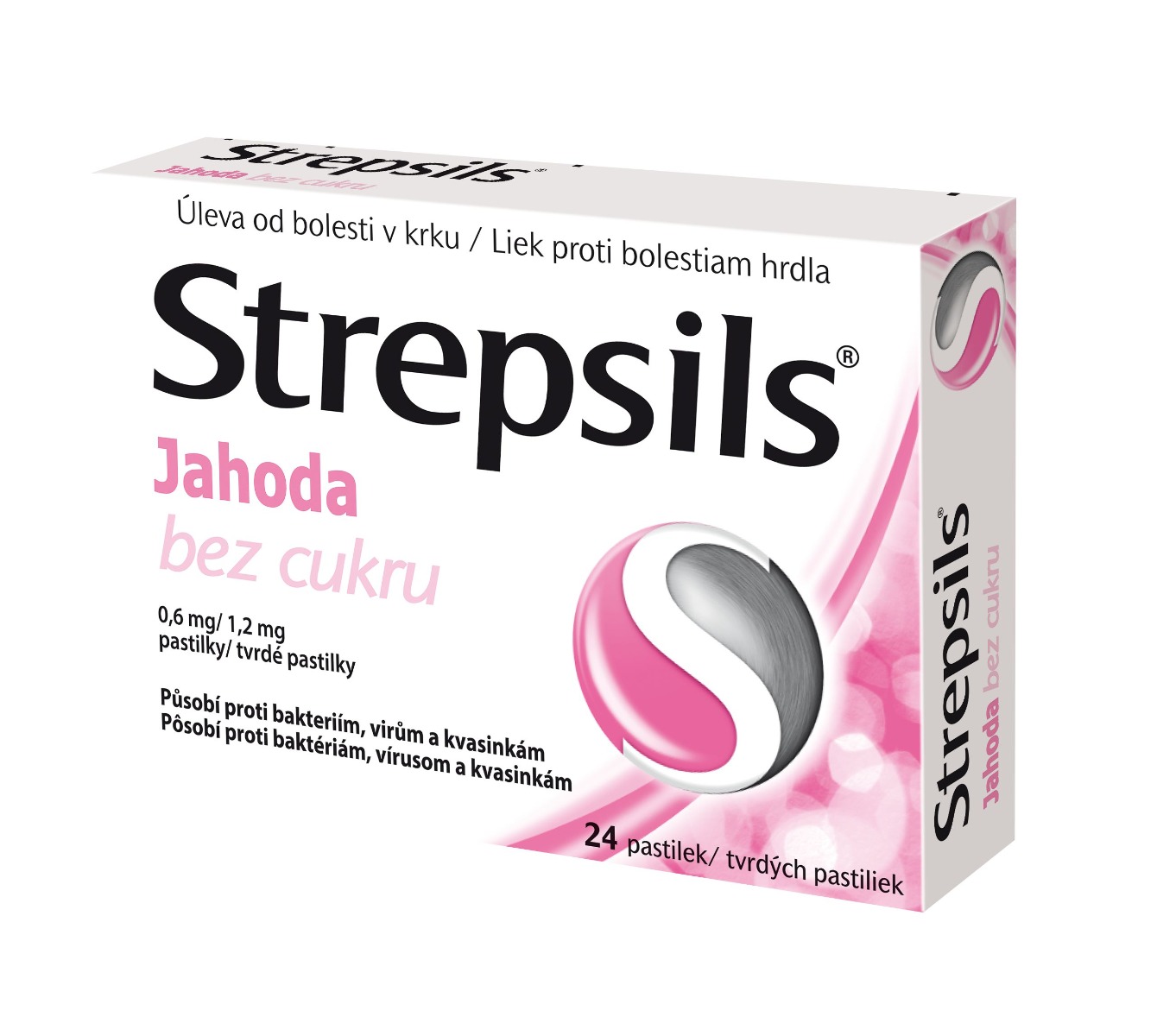 Strepsils Jahoda bez cukru 0