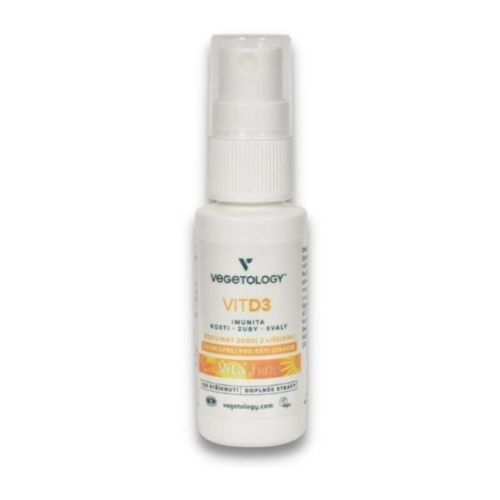 Vegetology VitD3 Vitashine 1000 IU sprej 20 ml Vegetology