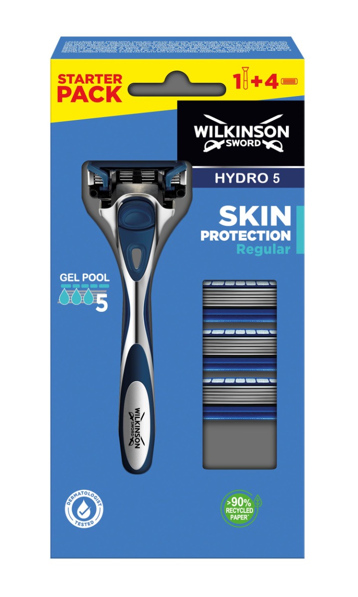 Wilkinson Hydro 5 Protection Skin starter pack holicí strojek + 4 hlavice Wilkinson