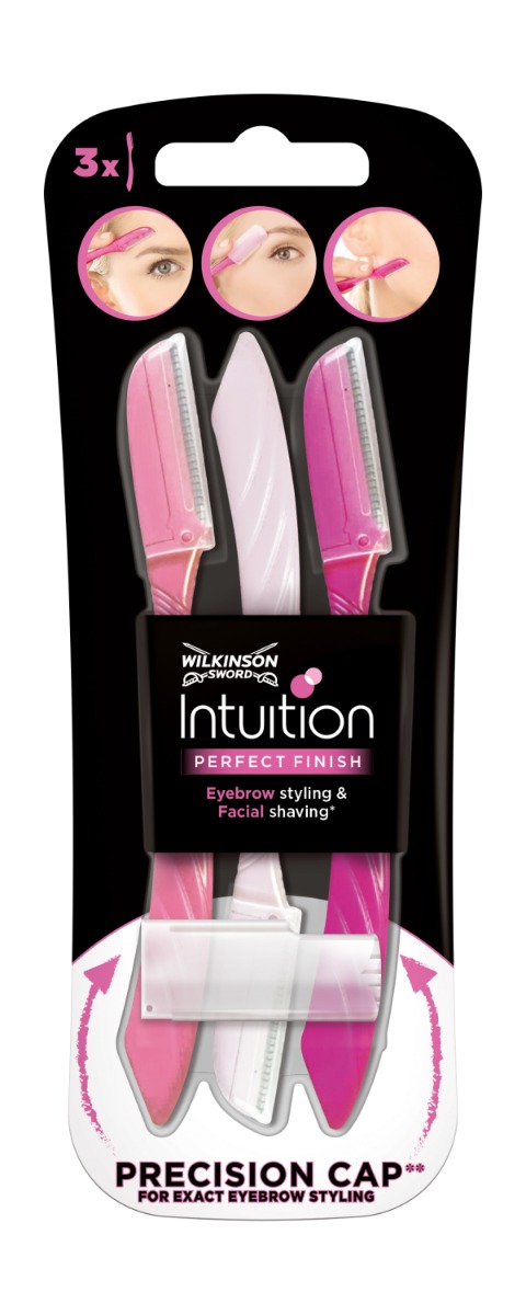 Wilkinson Intuition Perfect Finish břitva na obočí 3 ks Wilkinson