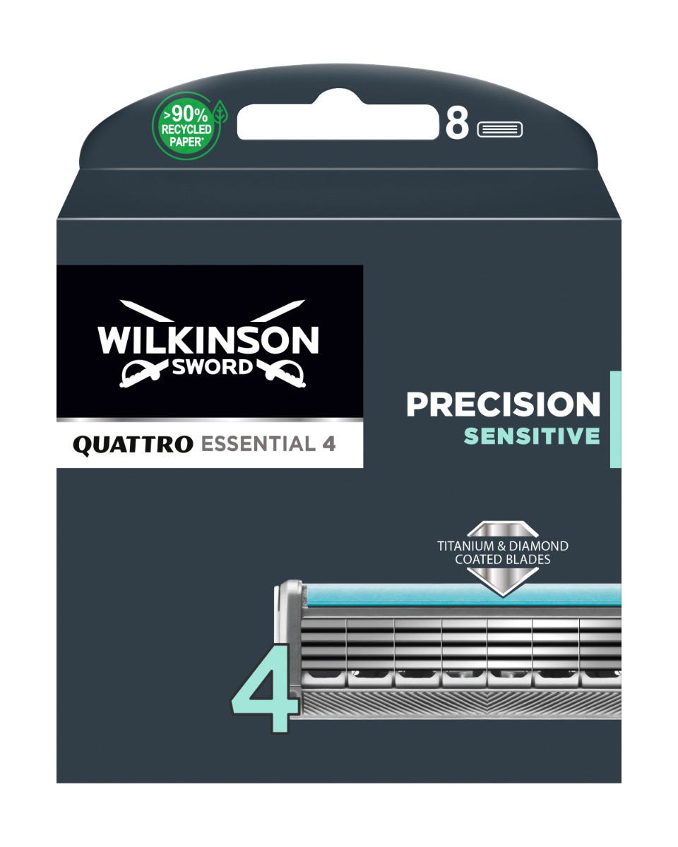 Wilkinson Quattro Essential 4 Precision Sensitive náhradní hlavice 8 ks Wilkinson