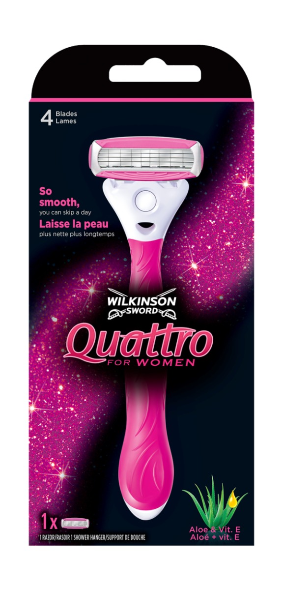 Wilkinson Quattro for Women holicí strojek +1 náhradní hlavice Wilkinson