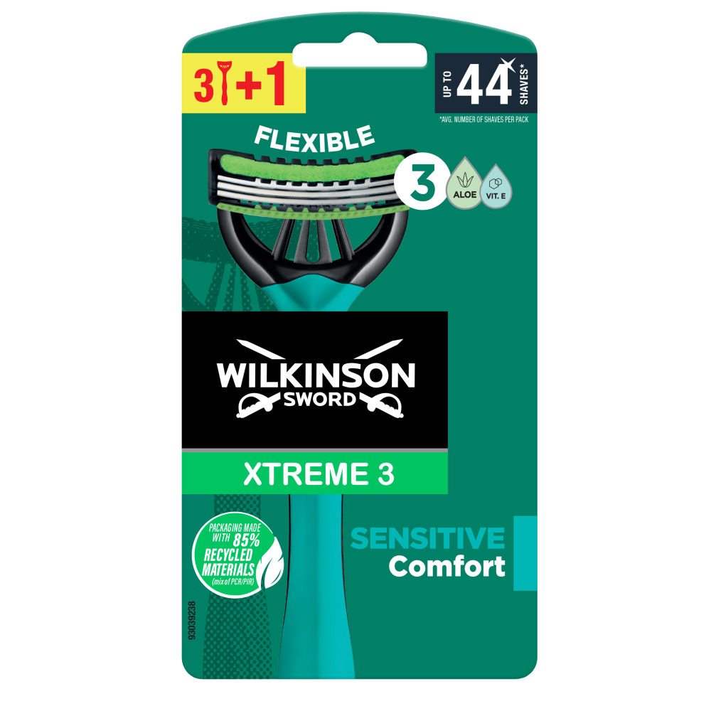 Wilkinson Xtreme3 Sensitive Comfort pánský jednorázový holicí strojek 3+1 ks Wilkinson