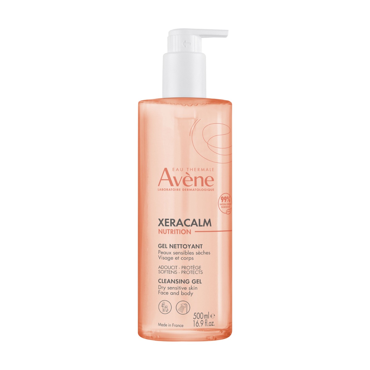 Avène XeraCalm Nutrition mycí gel 500 ml Avène